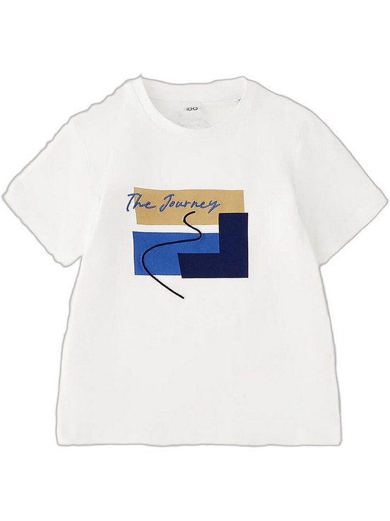 iDo Παιδικό T-Shirt Κοντομάνικο Λευκό 4G259-0113