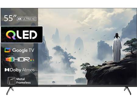 Arielli QLED55UD15GTV Smart Τηλεόραση 55" 4K UHD QLED HDR (2025)