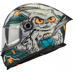 MT Braker SV The King A7 Matt Black Grey Blue Κράνος Μηχανής Full Face 1650gr