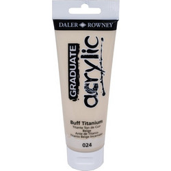 Daler-Rowney Graduate 024 Buff Titanium Ακρυλικό Χρώμα Ζωγραφικής 120ml