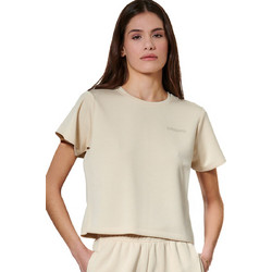 Body Action Γυναικείο Αθλητικό Crop Top Εκρού 051626-01-05