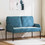 vidaXL Διθέσιος Καναπές Royal Blue 115x56x80cm 42023454