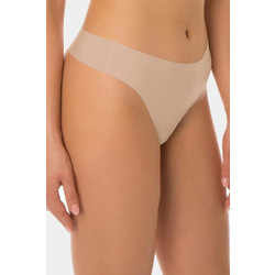 Sloggi Γυναικείο String Χωρίς Ραφές Μπεζ 10185344-00UY