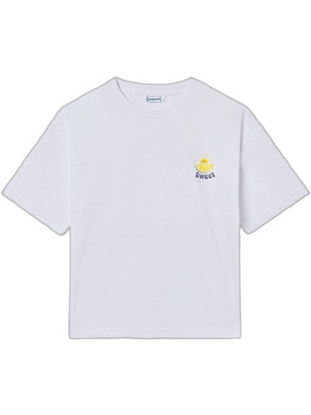 Mayoral Παιδικό T-Shirt Κοντομάνικο Λευκό 26-06011-016