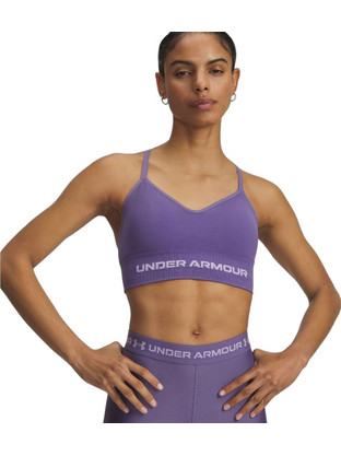 Under Armour Vanish Seamless Low Αθλητικό Μπουστάκι με Μέτρια Στήριξη & Αφαιρούμενη Ενίσχυση Λιλά 1384417-520