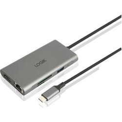 Logik 7-in-1 USB-C Docking Station με HDMI PD Ethernet