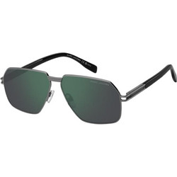 Marc Jacobs MARC906/S V81/MT Ανδρικά Γυαλιά Ηλίου Aviator Κοκάλινα Μαύρα με Πράσινο Φακό