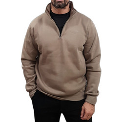 Rebase Ανδρικό Φούτερ Fleece Μπεζ 252-RTOP-1050