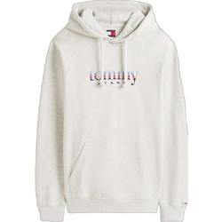 Tommy Jeans Ανδρικό Φούτερ με Κουκούλα & Τσέπες Γκρι DM0DM22642-P08