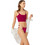 Cottonhill Γυναικείο Sexy Slip Μπορντό CH6016