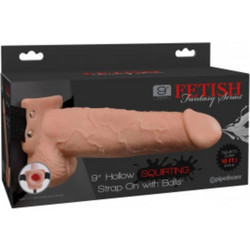 Pipedream Fetish Fantasy 9" Hollow Harness Strap On με Dildo 23cm Flesh