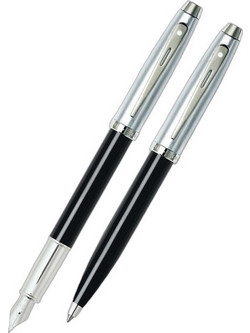 Sheaffer 100 Black Chrome Σετ Στυλό 9313-5