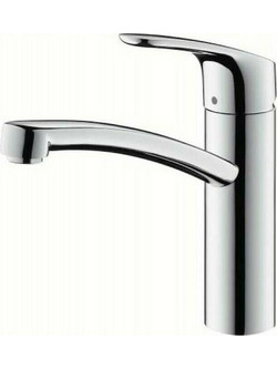 Hansgrohe Focus M41 31806000 Μπαταρία Κουζίνας Πάγκου Διπλής Παροχής Ανάμεικτη Inox