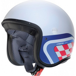 Caberg Freeride-X Daytona Matt White Light Blue Red Κράνος Μηχανής Jet