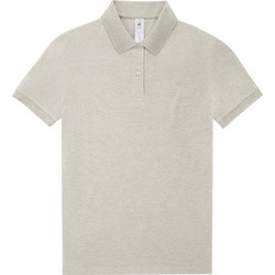 B&C Collection Γυναικεία Μπλούζα Polo Κοντομάνικη Grey Fog PW463