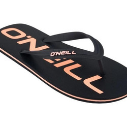 O'Neill Profile Logo Ανδρικές Σαγιονάρες Μαύρες Πορτοκαλί 2400075-19010