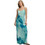 Superdry Maxi Βραδινό Φόρεμα Μεταξωτό Τιρκουάζ W8012049A-L1A