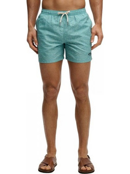 Superdry Ανδρικό Μαγιό Σορτς με Σχέδια Γαλάζιο M3010262A-KXH