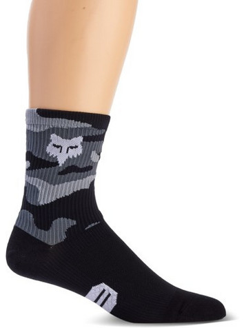 Fox Racing 6'' Ανδρικές Κάλτσες Ψηλές Μαύρες 31531-247