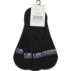 Funky Buddha Βαμβακερές Ανδρικές Κάλτσες Σοσόνια με Σχέδια Μαύρες 3Pack FBM013-321-10