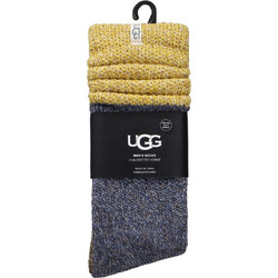 UGG Ανδρικές Κάλτσες Ψηλές με Σχέδια Ανθρακί 2Pack 1172202-SMMRW