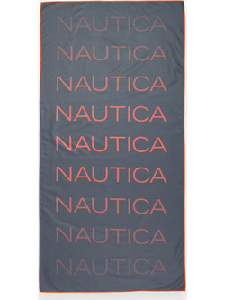 Nautica Spread Πετσέτα Θαλάσσης Γκρι 80x160cm