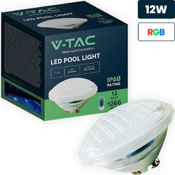 V-TAC Υποβρύχιο Φωτιστικό Πισίνας LED RGBW 12W 1260lm 12V IP68