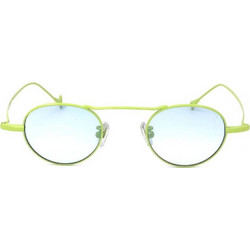 Eyepetizer Yves 23F Γυαλιά Ηλίου Στρογγυλά Μεταλλικά Πράσινα με Μπλε Φακό