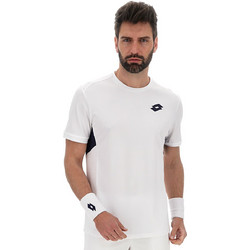 Lotto Squadra IV Tee Ανδρικό Αθλητικό T-Shirt Λευκό 223325-0F1