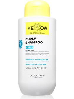Yellow Professional Curly Σαμπουάν για Επανόρθωση & Όγκο για Σγουρά Μαλλιά 500ml