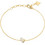 Guess Love Γυναικείο Βραχιόλι Αλυσίδα με Καρδιά από Ατσάλι Xρυσό UBB06449JWYG