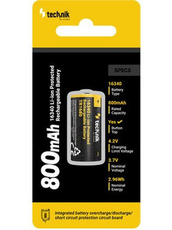 Technik 16340 800mAh 1τμχ