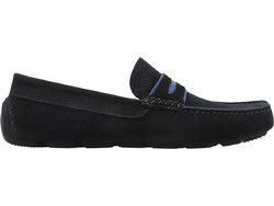 Boss Shoes Ανδρικά Μοκασίνια Loafers Καστόρινα Μαύρα D7770