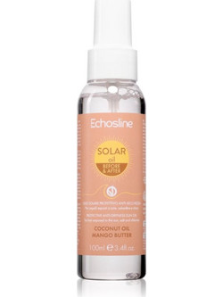 Echosline Solar Λάδι Καρύδας Μαλλιών 100ml