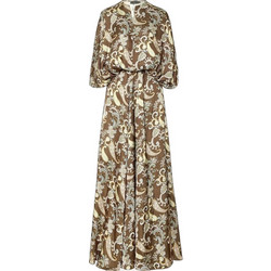 Lynne Maxi Φόρεμα για Γάμο / Βάπτιση Σατέν Χακί 0155-0511038-54