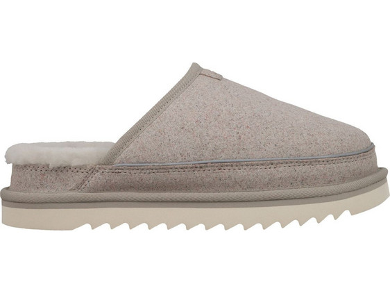 UGG Scuff Cali Wave Χειμερινές Ανδρικές Παντόφλες με Γούνα Γκρι 1144100-PMC