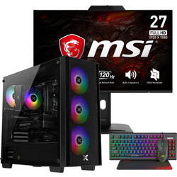 Vengeance Gamer's Choice Fusion-V35 (Ryzen 5 5500/16GB/512GB SSD/GeForce RTX 3050 6GB/FreeDos) + MSI Monitor 27? PRO MP272PMG
