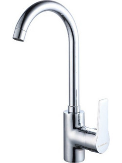 Cresman Melia 11386 Μπαταρία Κουζίνας Πάγκου Διπλής Παροχής Ανάμεικτη Inox