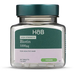 Holland & Barrett High Strength Biotin 1000μg 30 Ταμπλέτες