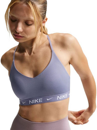 Nike Indy Αθλητικό Μπουστάκι με Χαμηλή Στήριξη & Αφαιρούμενη Ενίσχυση Λιλά FD1062-506