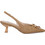 Lara Conte Γόβες Slingback Δερμάτινες με Λεπτό Χαμηλό Τακούνι & Στρας Ταμπά U47000213-4K0