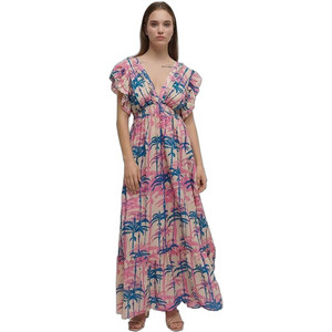 Inart Ble Maxi Καλοκαιρινό Βραδινό Φόρεμα Nude 5-41-348-1061 Inart Ble Maxi Καλοκαιρινό Βραδινό Φόρεμα Nude 5-41-348-1061