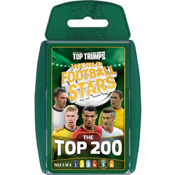 Winning Moves Top Trumps World Football Stars 2024 The Top 200 Pack 5 Επιτραπέζιο Παιχνίδι για Παιδιά 6+ Ετών για 2-6 Παίκτες