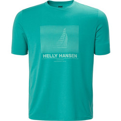 Helly Hansen Ανδρικό Αθλητικό T-Shirt Τιρκουάζ 34419-472