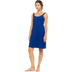 Pink Label Γυναικείο Νυχτικό Καλοκαιρινό Royal Blue S1618