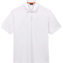 Napapijri Ανδρική Αθλητική Μπλούζα Polo Λευκή NP0A8948-206