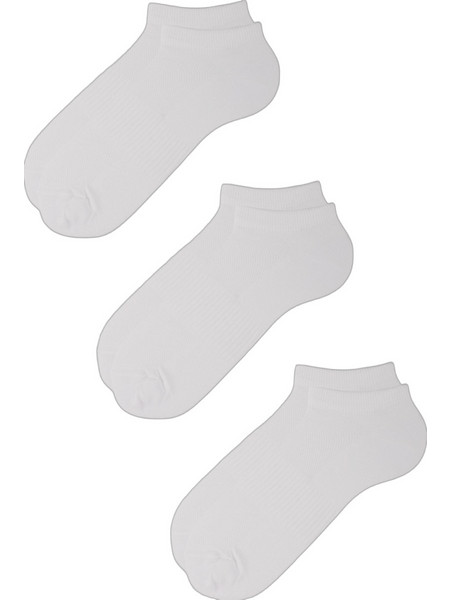 Dimisocks Ανδρικές Κάλτσες Κοντές Λευκές 3Pack DSECO4-1