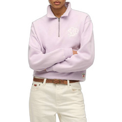 Superdry Γυναικείο Αθλητικό Φούτερ Ροζ W2012634A