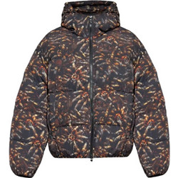Diesel Ανδρικό Μπουφάν Χειμωνιάτικο Puffer Καφέ A187600AJFX-900A