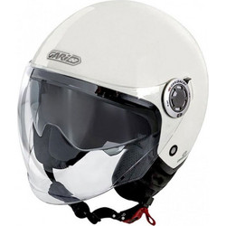 Garibaldi G20 Glossy White Κράνος Μηχανής Jet 1290gr